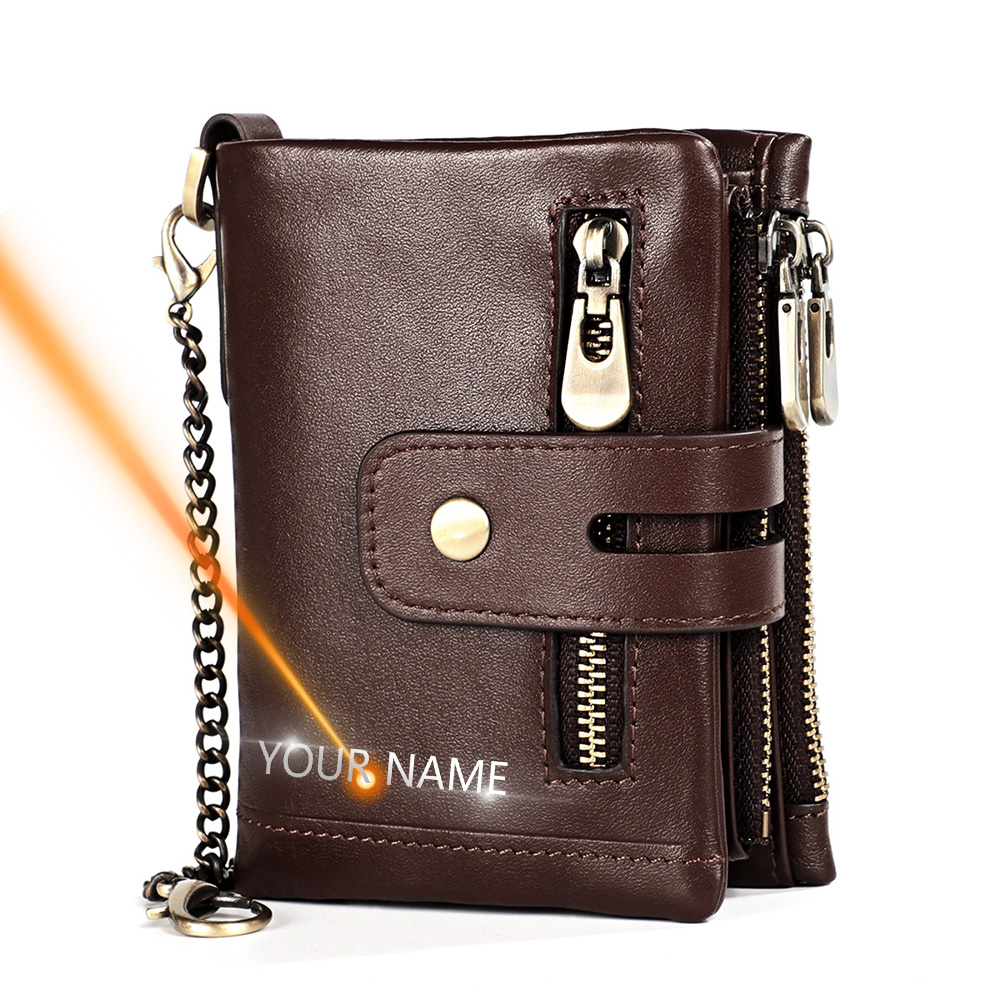 Women'S Young Bags - Ví da bò thật mới, kiểu