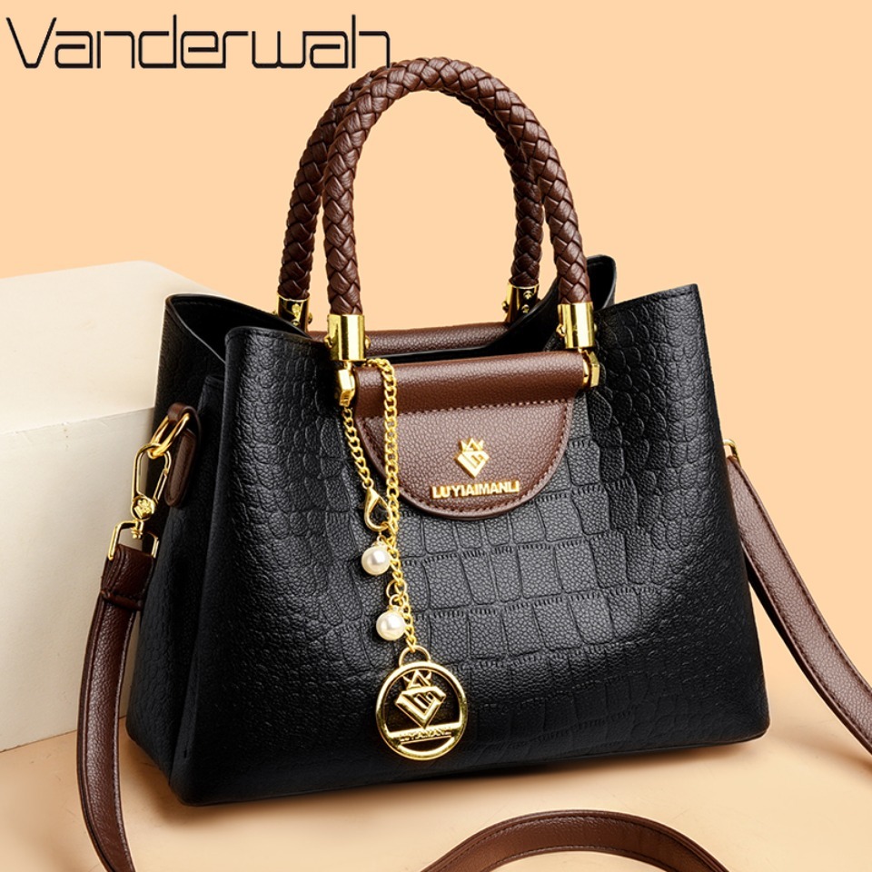 Women Bags Branded - Woven Handle Genuine Brand High Quality