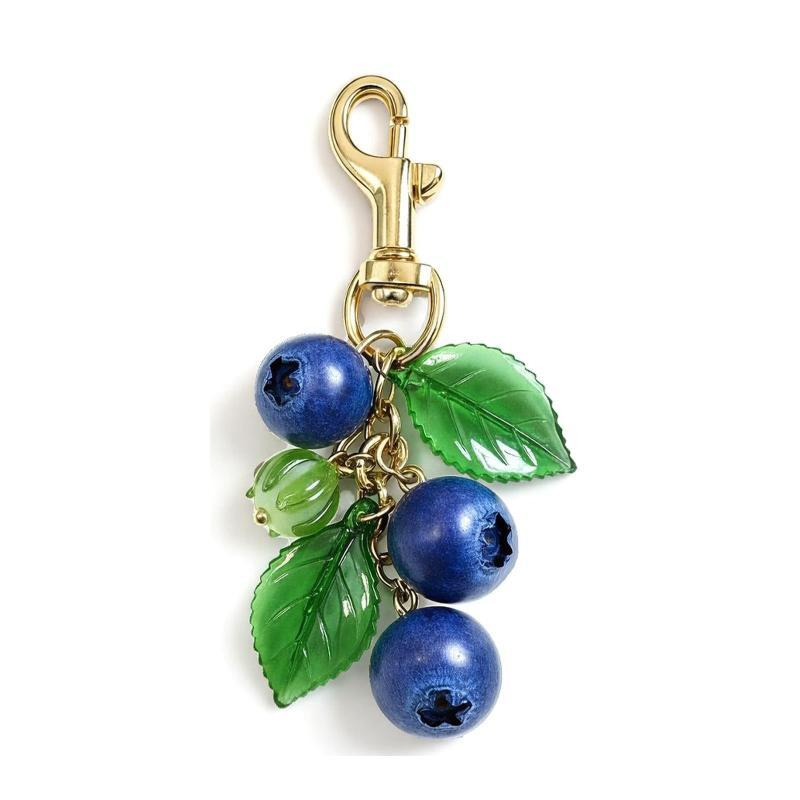 Women'S Young Bags - Mini Cute Resin Simulated Blueberry Keychain