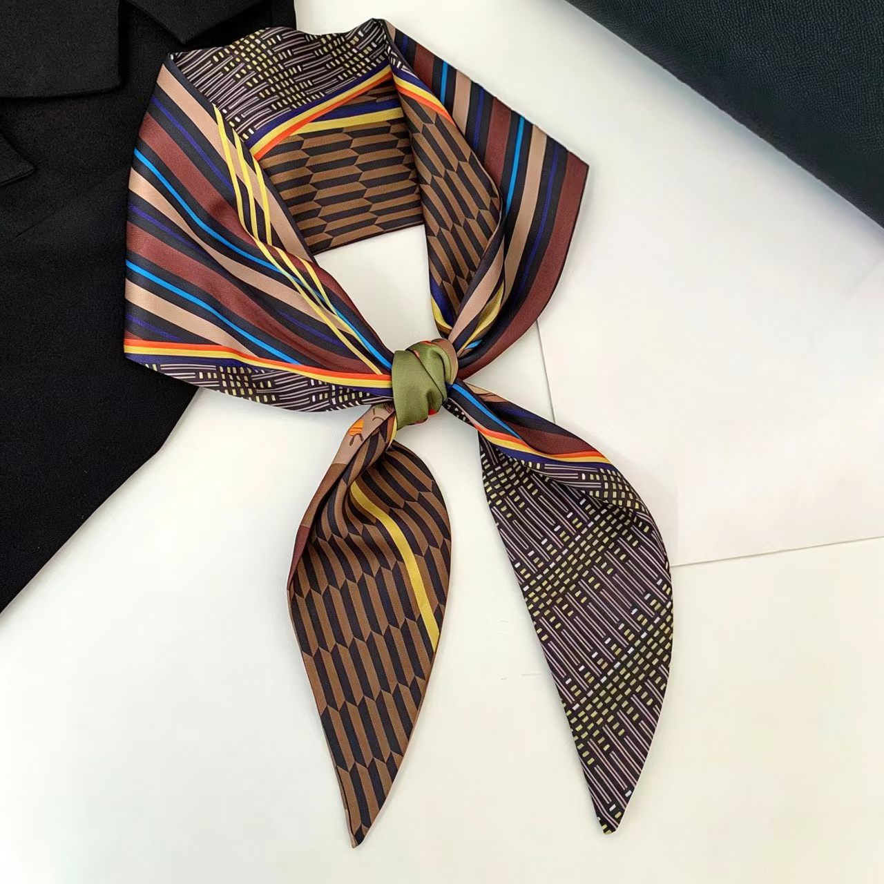 Luxury Print Long Hair Ribbon  - đánh giá và giá Women Bags On Sale