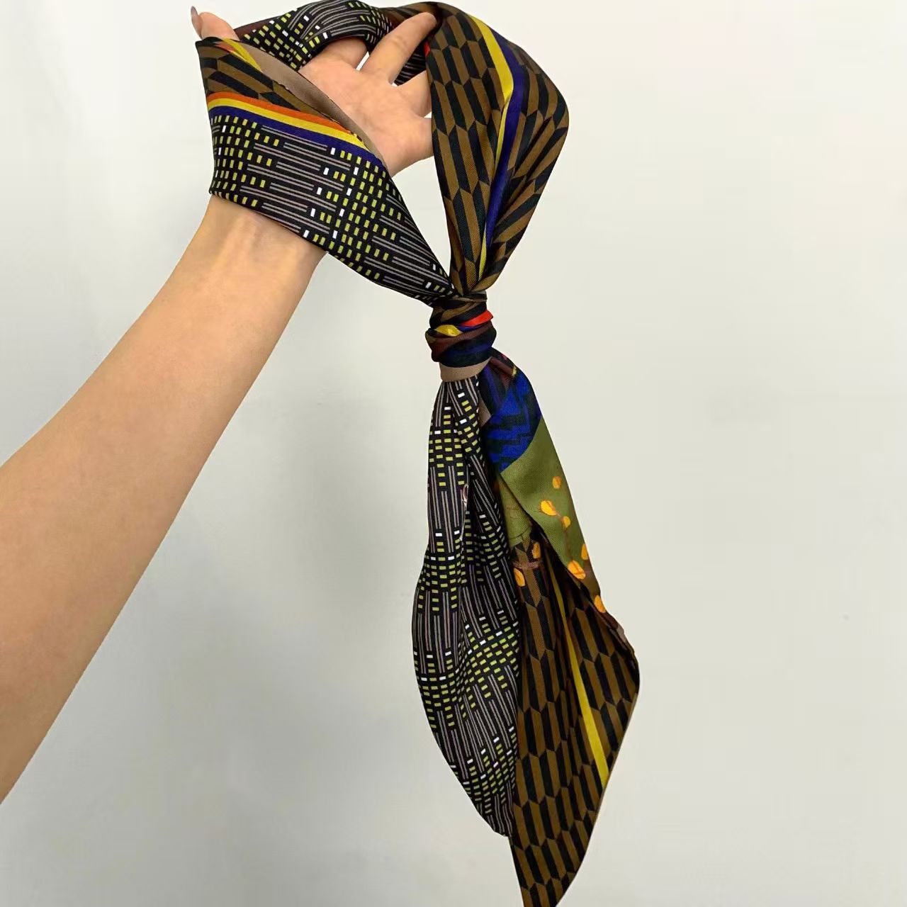 Luxury Print Long Hair Ribbon  - đánh giá và giá Women Bags On Sale