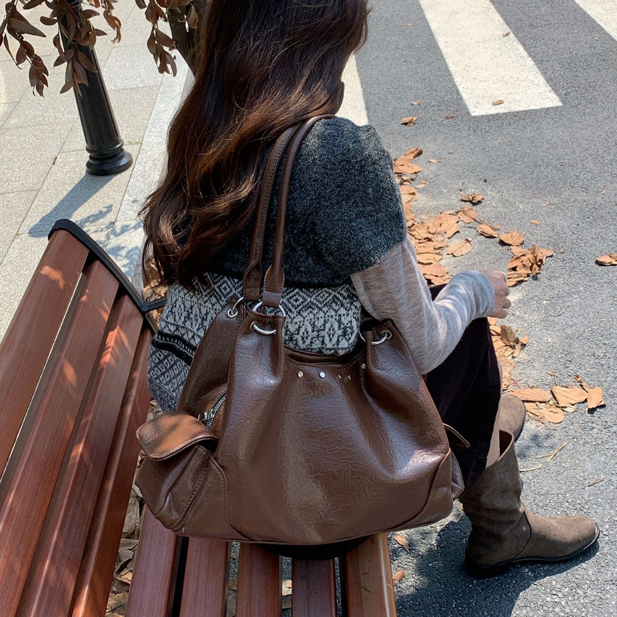 Casual Rivet Women Handbags Bi - đánh giá và giá Women Hand Bags For Office