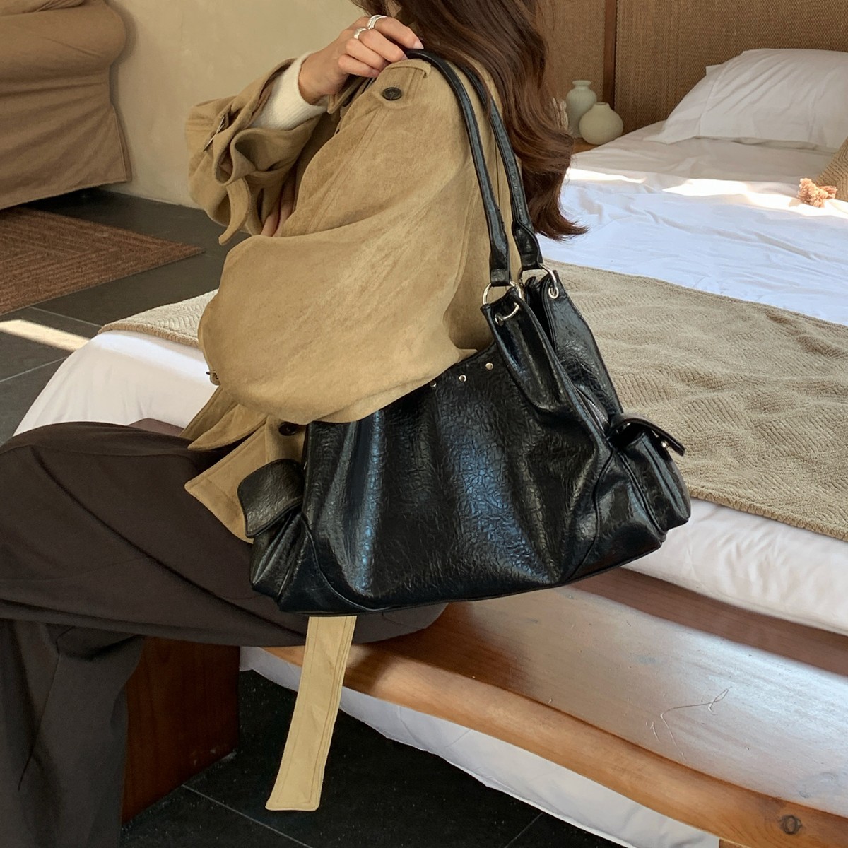 Casual Rivet Women Handbags Bi - đánh giá và giá Women Hand Bags For Office