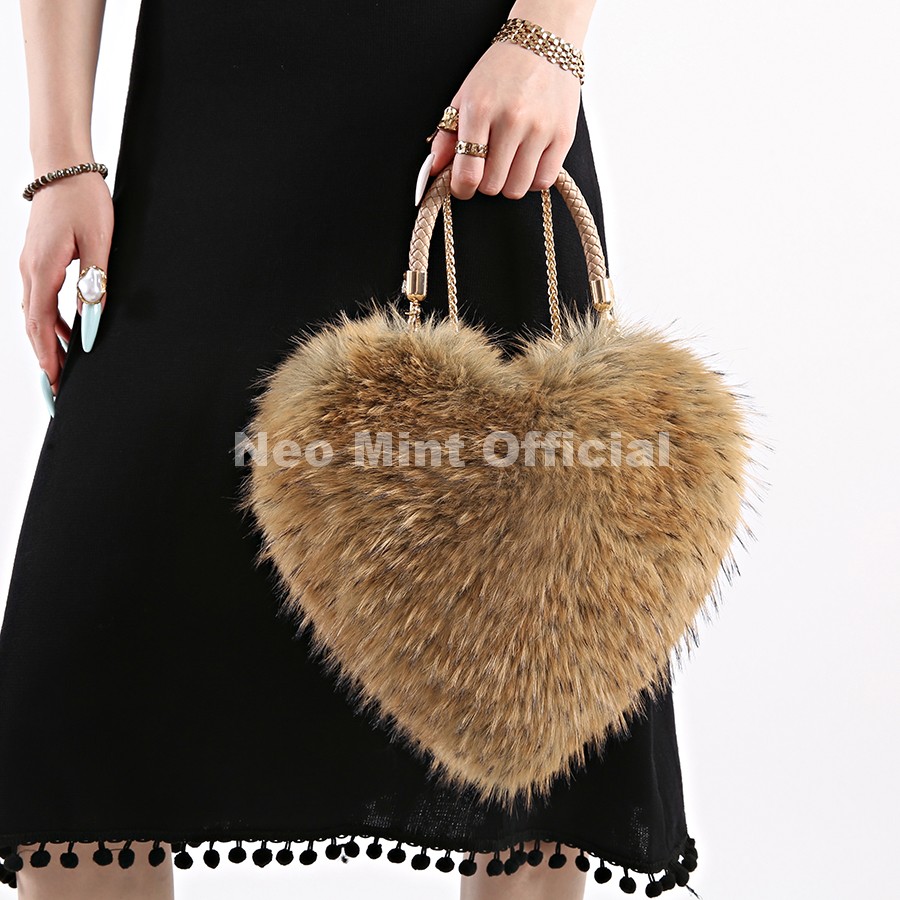 Neo Mint Luxury Faux Raccoon F - đánh giá và giá Women Bags Ru