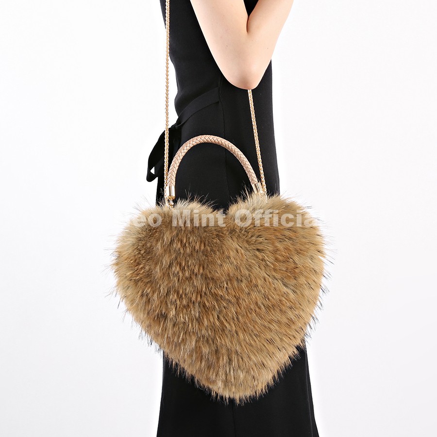 Neo Mint Luxury Faux Raccoon F - đánh giá và giá Women Bags Ru