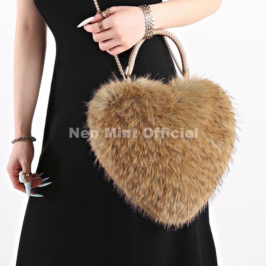 Neo Mint Luxury Faux Raccoon F - đánh giá và giá Women Bags Ru
