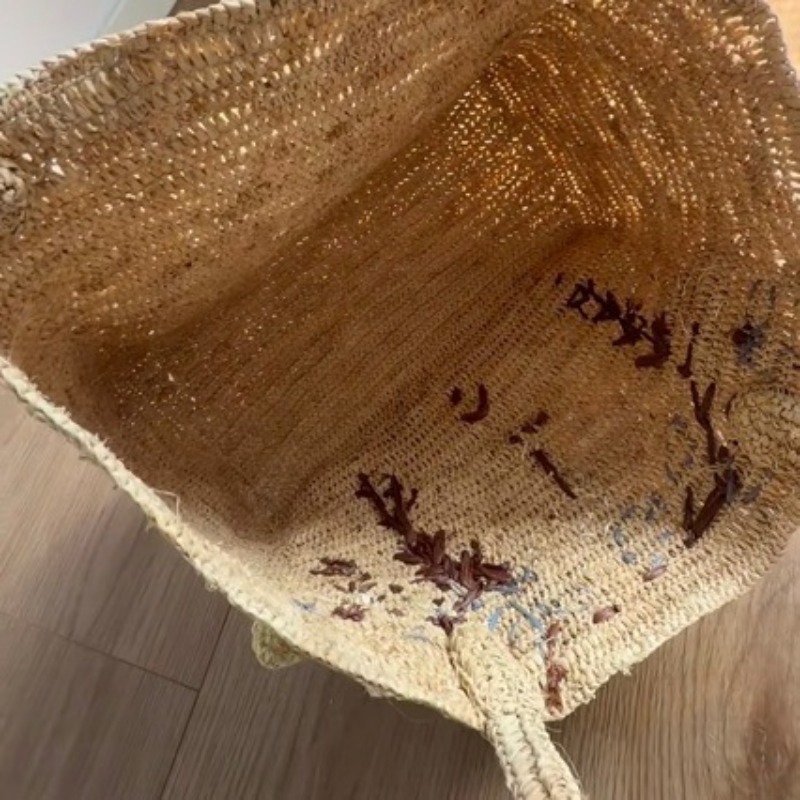 New Handmade Raffia 3d Rose Ha - đánh giá và giá Women'S Raffia Bags