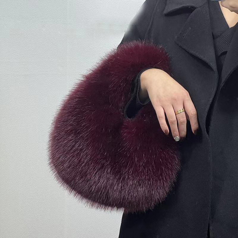 Fashion Soft Plush Half Moon B - đánh giá và giá Women Bags On Sale