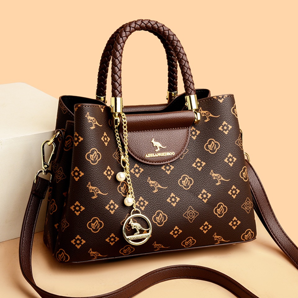 Woven Handle Genuine Brand Hig - đánh giá và giá Women Bags Branded
