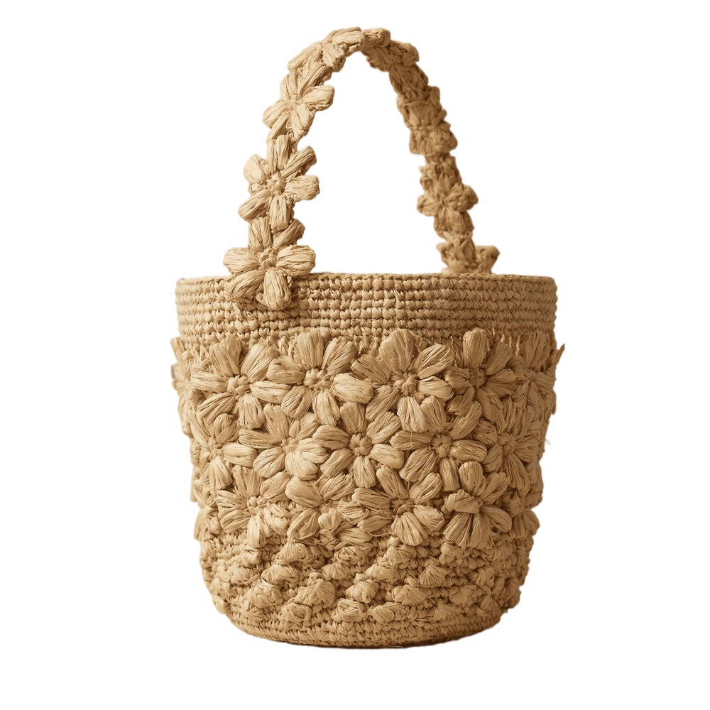 Women Summer Raffia Woven Buck - đánh giá và giá Women'S Raffia Bags