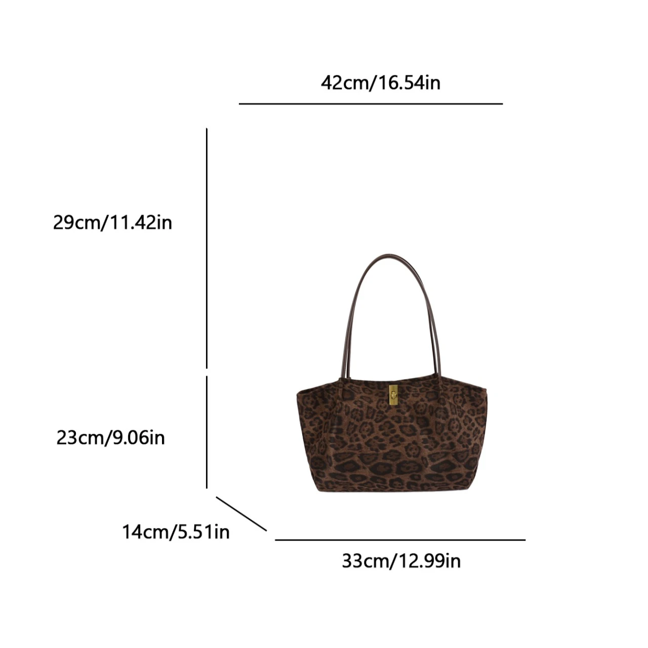 Retro Leopard Print Suede Tote - đánh giá và giá Women'S Bags Handbags