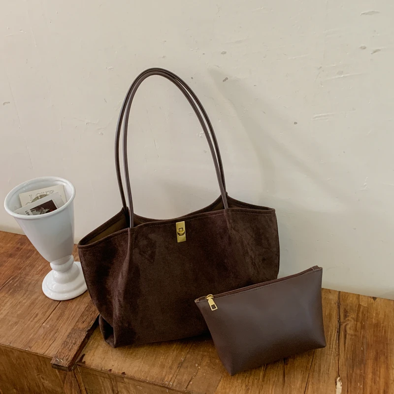 Retro Leopard Print Suede Tote - đánh giá và giá Women'S Bags Handbags